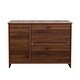 preview thumbnail 5 of 9, Modern Wood Buffet Sideboard with 2 doors & 1 Storage and 2 drawers -Entryway Serving Storage Cabinet Doors