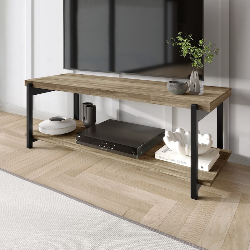 CraftPorch Rustic Metal TV Stand