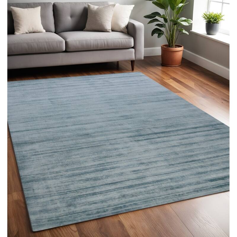 HomeRoots Striped Transitional Rectangle Area Rug - 96.00 in. x 60.00 in.  x 0.40 in.