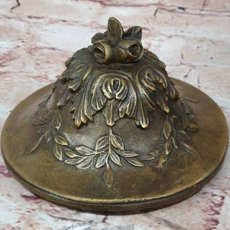 Louis Xvi Hot Cast Bronze Urn Sculpture Decor Antique Style On Marble Base