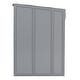 preview thumbnail 20 of 18, Gray Twin Size Solid Wood House Bed with Two Drawers, Roof, and Wardrobe for Kids