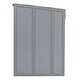 preview thumbnail 20 of 18, Gray Twin Size Solid Wood House Bed with Two Drawers and Wardrobe for Kids