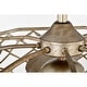 preview thumbnail 8 of 16, Teodora 28-inch Antique Silver 6 Lights 3 Blades Lighted Ceiling Fan with Remote