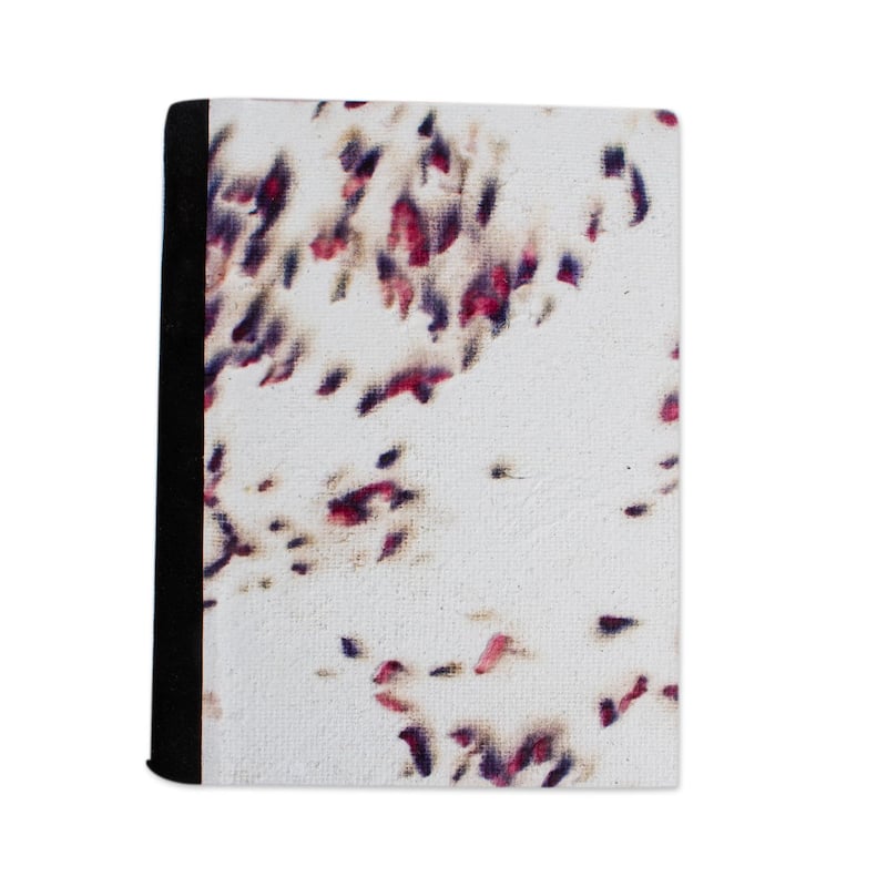Novica Handmade Abstract Petals Paper Journal