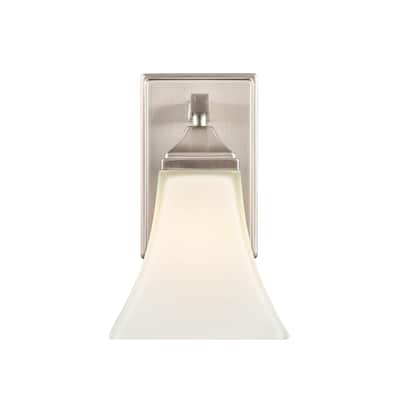 Millennium Lighting Metal 1 Light Wall Sconce with Etched White Glass