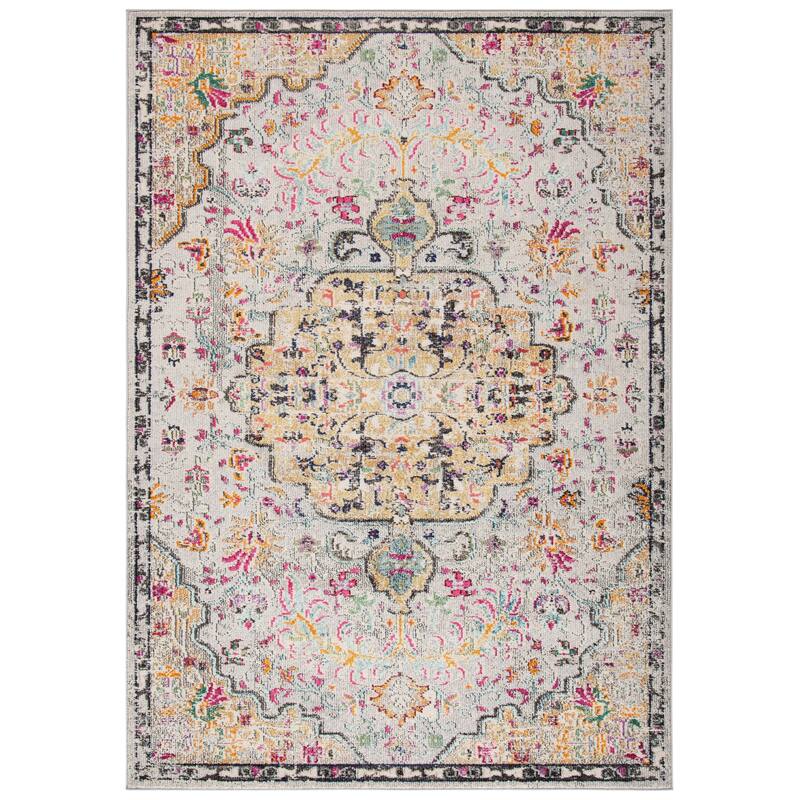 SAFAVIEH Madison Sabire Boho Medallion Distressed Rug