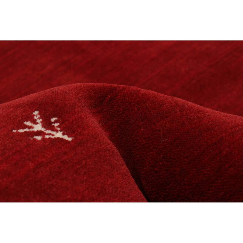 Kashkuli Gabbeh Red Rug 2'7" x 9'10" - 2'7 x 9'10