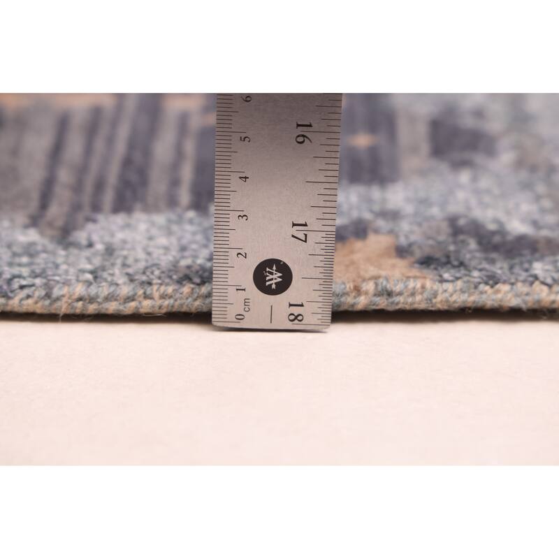 ECARPETGALLERY Hand-knotted Legacy Dark Grey Silk, Wool Rug - 8'9 x 11'11