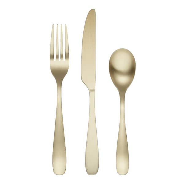 Cambridge Eliana Champagne Flatware Set