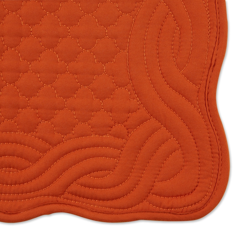 DII French Blue Quilted Farmhouse Placemat (Set of 6)