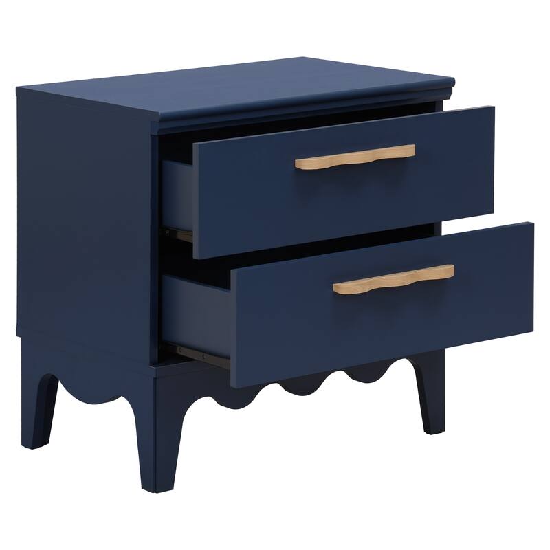 SAFAVIEH Home Lovette 2-Drawer Nightstand