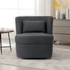 preview thumbnail 5 of 42, Upholstered Swivel Barrel Accent Chair