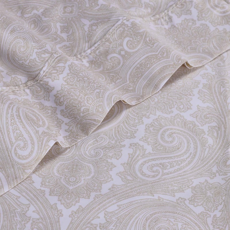 Superior Italian Paisley Cotton Blend 600 Thread Count Bed Sheet Set