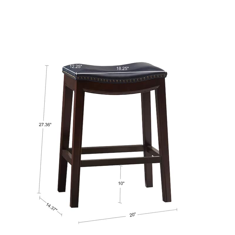 Madison Park Nomad Saddle Counter Stool