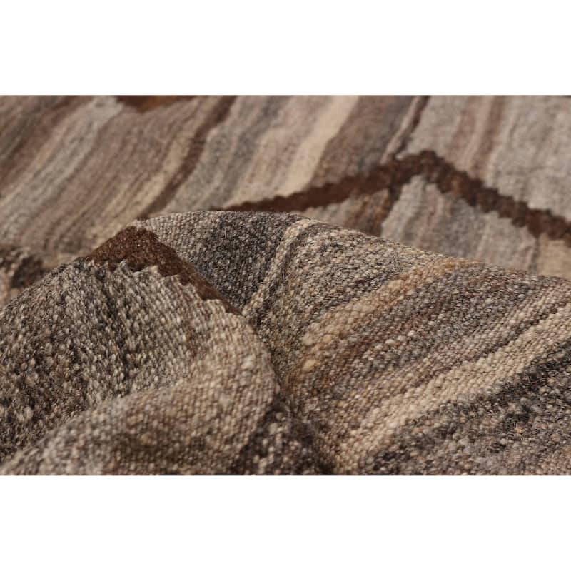 Sivas Taupe Kilim 4'11" x 6'8" - 4'11 x 6'8