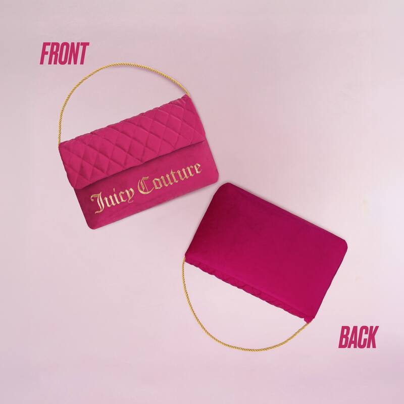 Juicy Couture Purse Pillow Decorative 1-Piece