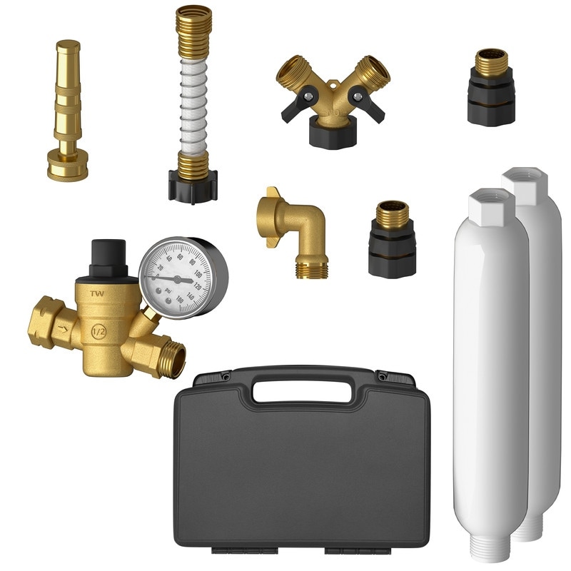 Water Hoses & Fittings for Camping All in One Fresh Water Kit BPA Free