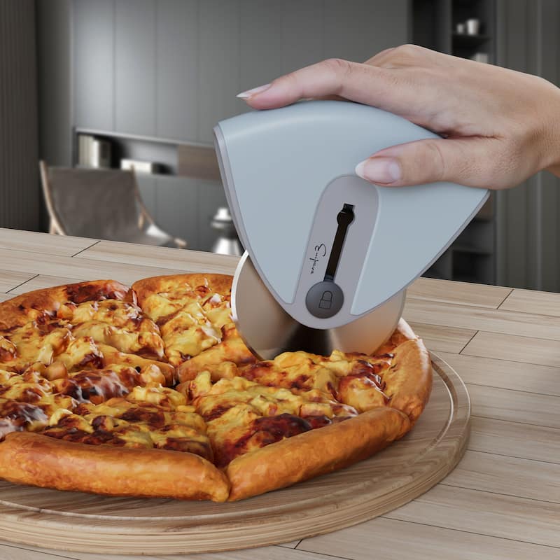 4.3-Inch Mini Retractable Pizza Cutter Wheel with Lock