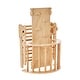 preview thumbnail 27 of 42, Wood Climbing Toy Set Pine 5-in-1 Play Gym for Kid's