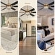preview thumbnail 6 of 11, Bella Depot 65" Modern Crystal Ceiling Fan 6-speed Reversible Ceiling fan with Remote and Light Kit