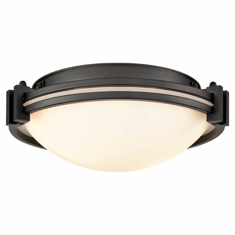 Robben Modern Flush Mount Ceiling Lighting 12-Inches , 2-Lights