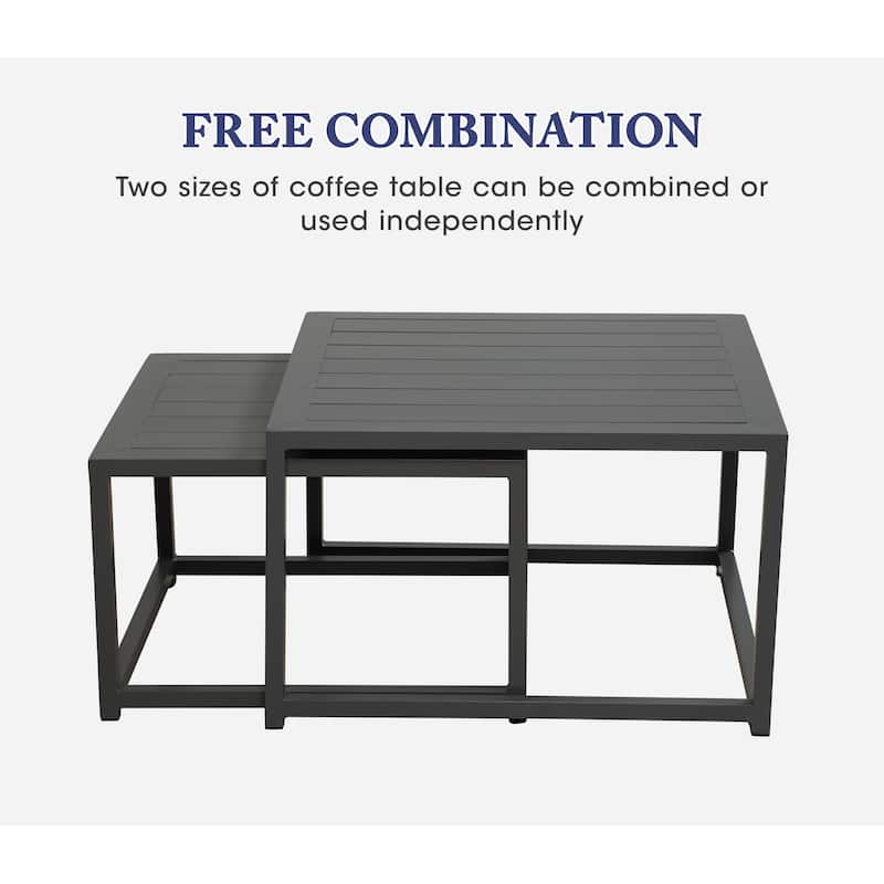 Royalcraft 5 pcs Aluminum Outdoor Patio Conversation Set