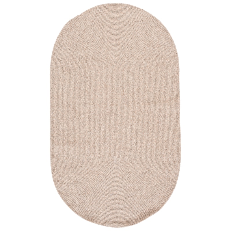 SAFAVIEH Handmade Braided Bozana Wool Rug - Brown - 5' x 8' Oval
