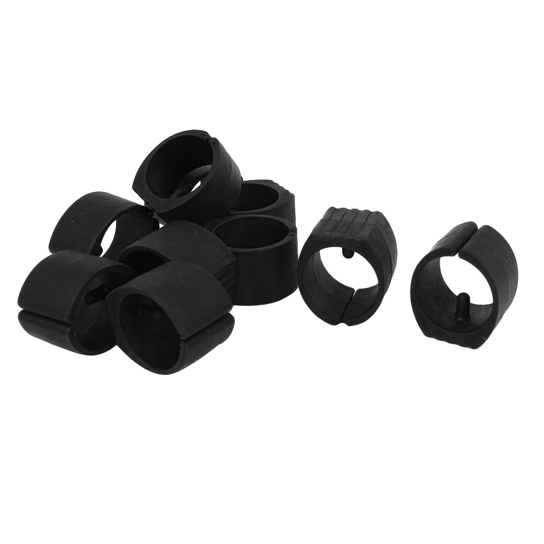 Plastic Single Prong 100mm Black