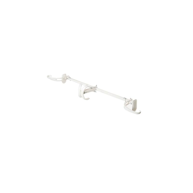 33" Cream White Adjustable Christmas Garland Hanger for Double Door Frames