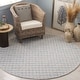 preview thumbnail 13 of 47, SAFAVIEH Handmade Ebony Katarin Contemporary Wool Rug 3' Round - Blue/Ivory - Round