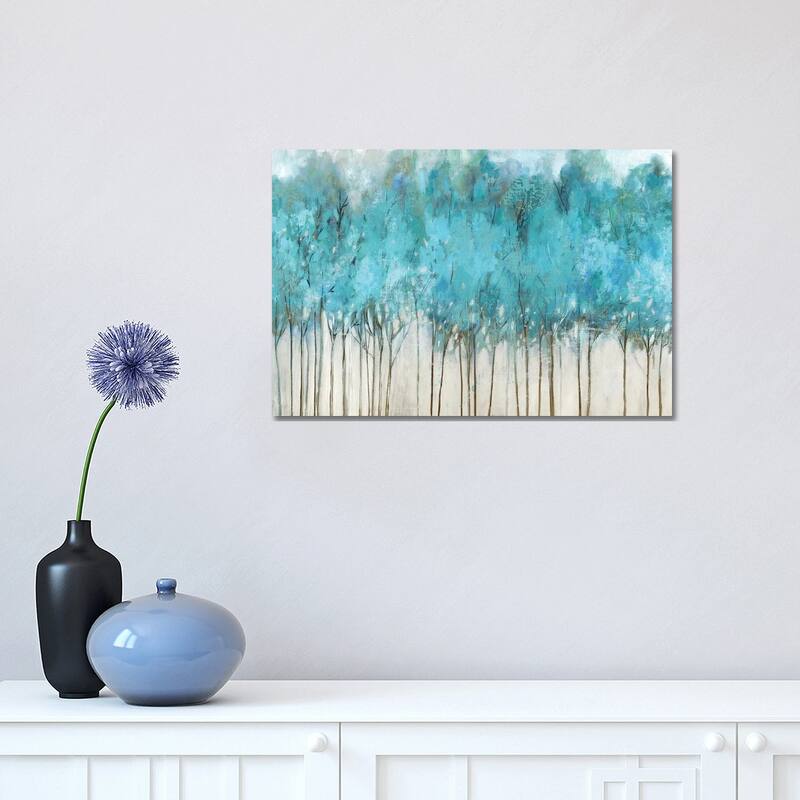 iCanvas "Teal Whisper" by Allison Pearce Canvas Print - 12x18x1.5