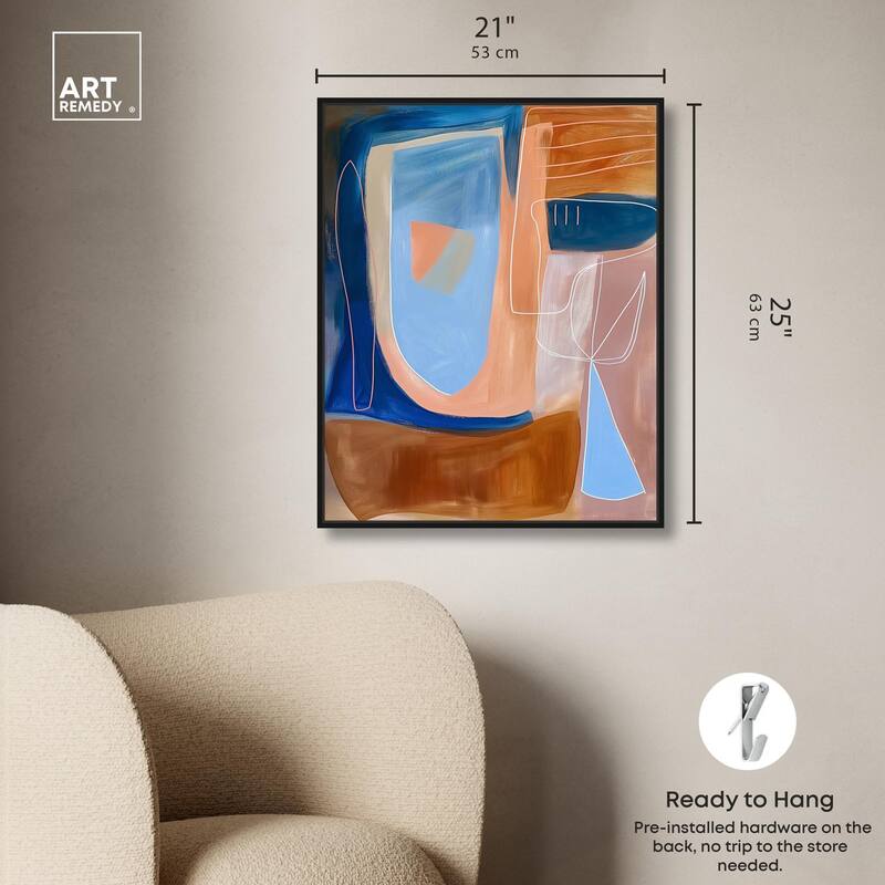 An Abstract Oil II Canvas by Art Remedy