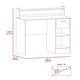 preview thumbnail 4 of 5, Stylish 40-Inch Computer Desk with Drawer, Open Storage, and Hutch Design