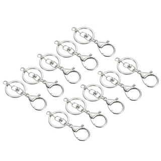 5pcs Key Chain for Keys, Lobster Claw Clasps Keychain for DIY, Silver - Bed  Bath & Beyond - 36859931