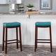 preview thumbnail 2 of 12, Linon Willamette Backless Upholstered Bar Stool - N/A