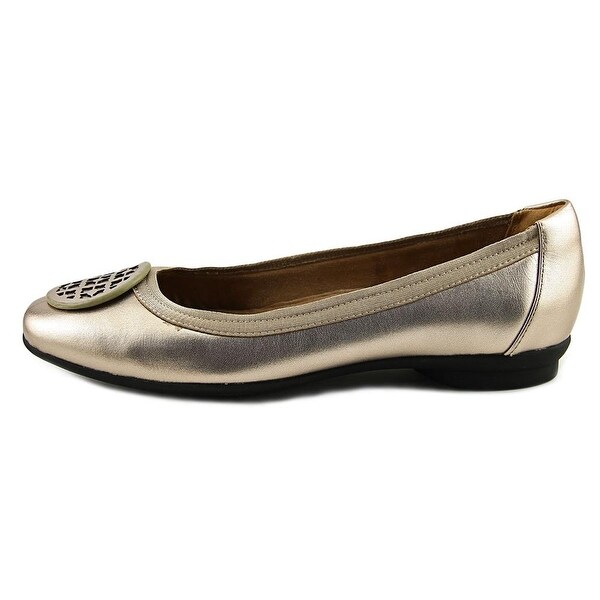 clarks gold flats