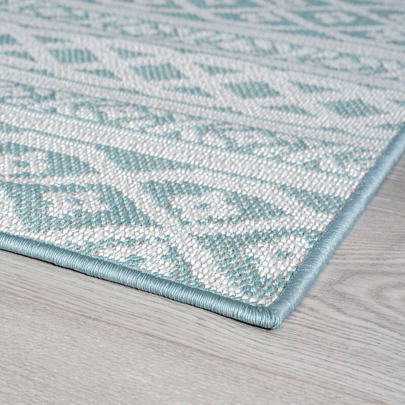 Vision Coastal Stripe Indoor/Outdoor Area Rug