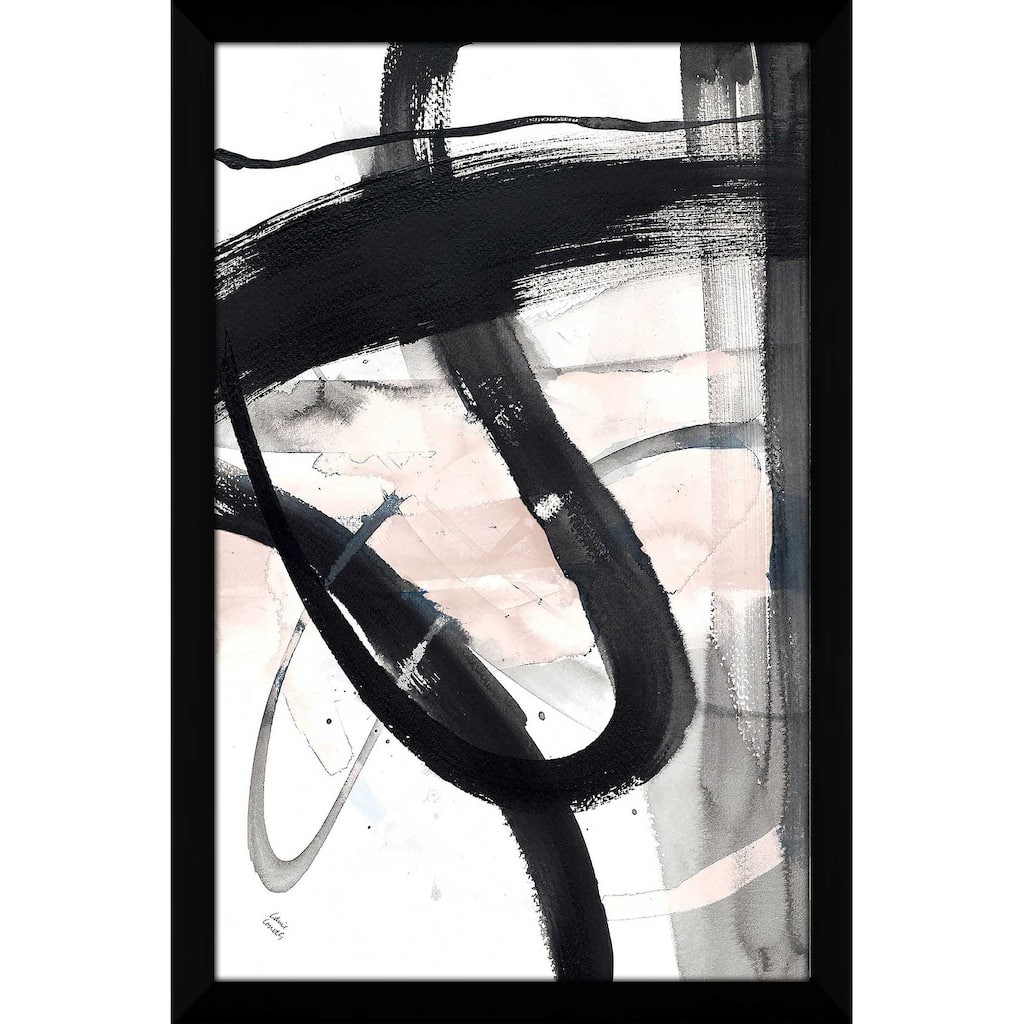 "Urban Vibe With Blush I (Vertical)" Print on Acrylic