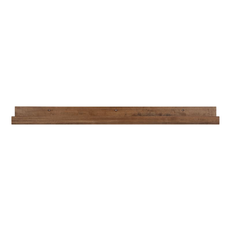 Porch & Den Bear Wood Holder Ledge Floating Wall Shelf