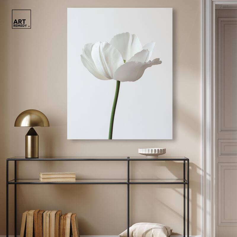 Pearl Floret Canvas by Art Remedy, Gallery Wrapped