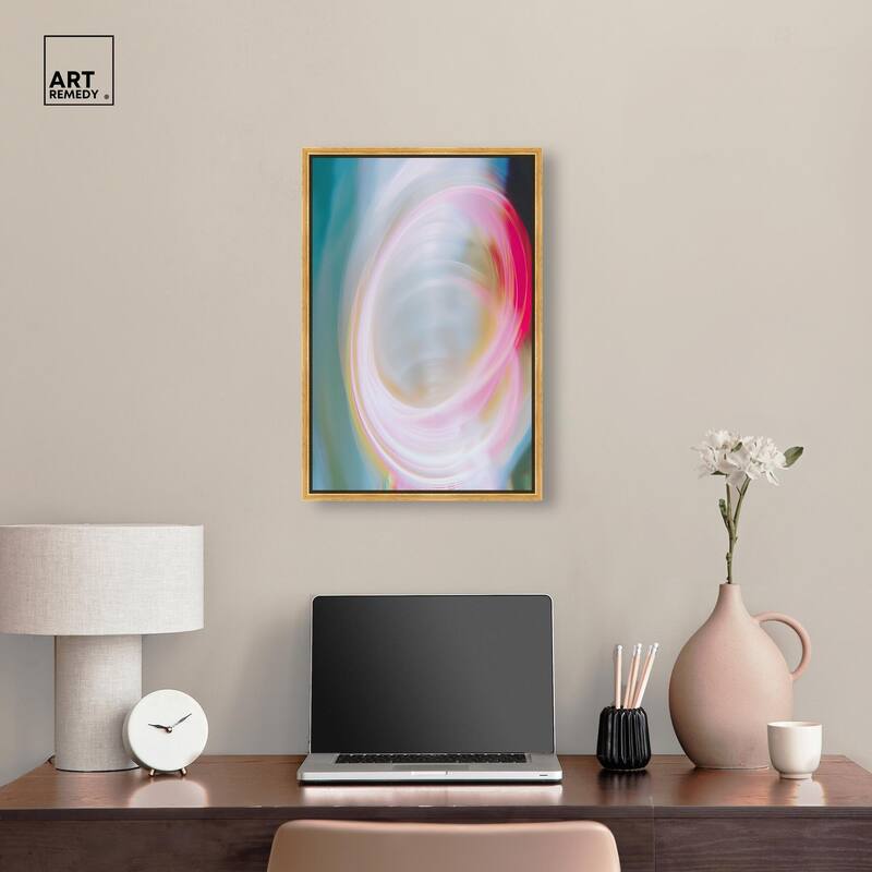 Swirling Light III Canvas by Art Remedy
