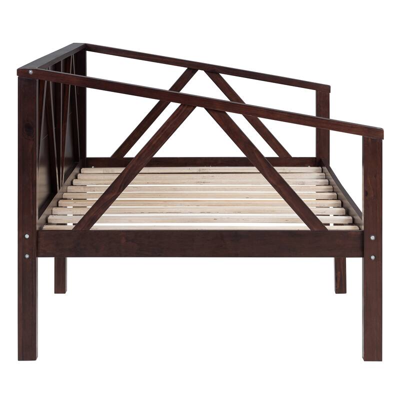 Twin/Full Size Daybed with Solid Wood Frame and Storage - Versatile Sofa and Bed for Small Spaces