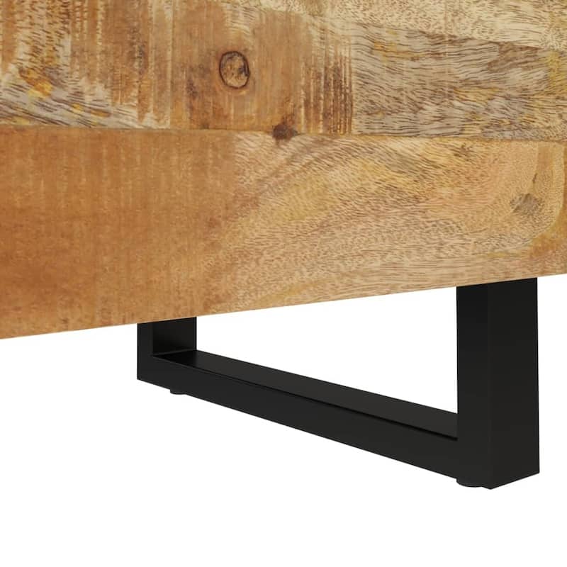 vidaXL Bedside Cabinet 15.7"x13"x18.1" Solid Wood