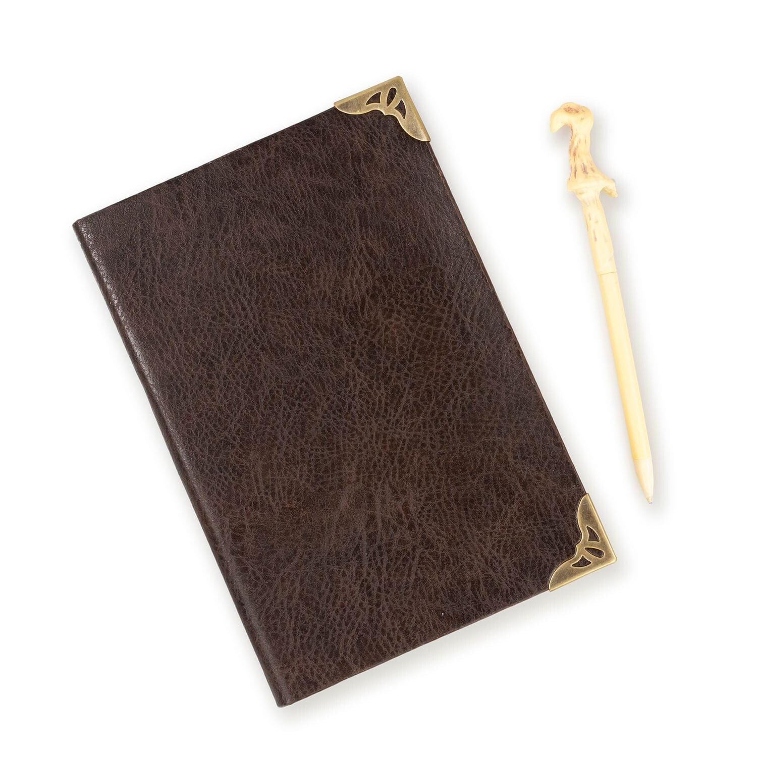 Harry Potter Tom Riddle S Notebook Voldemort S Wand Pen Set 192 Blank Pages Multi Overstock 30660625