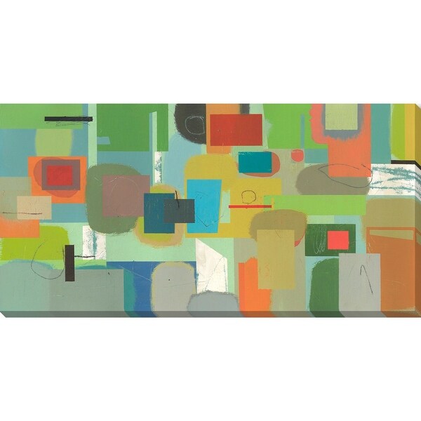 Vibrantly Colored Printed Rectangular Canvas Wall Art Decor 20" x 40" - N/A
