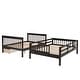 preview thumbnail 13 of 21, Merax Full over Full Stairway Bunk Bed with Drawer, Storage and Guard Rail