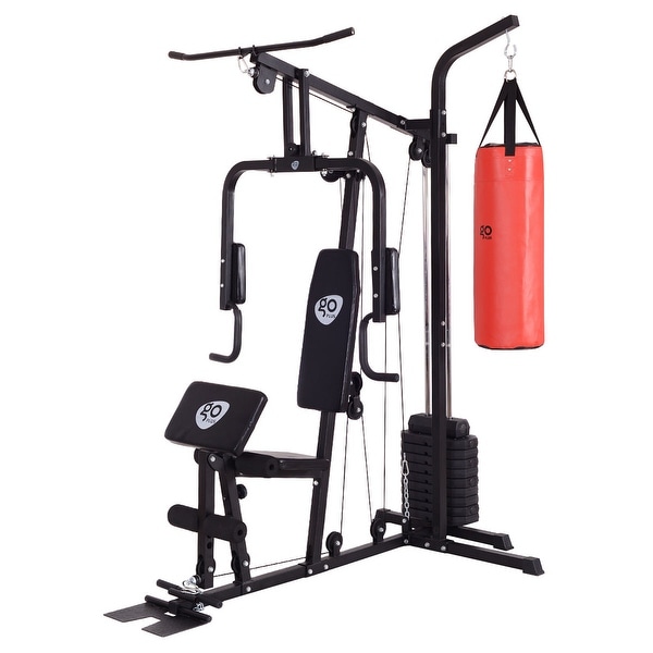 Shop Goplus Home Gym Chest Press Weight Strength Training Workout