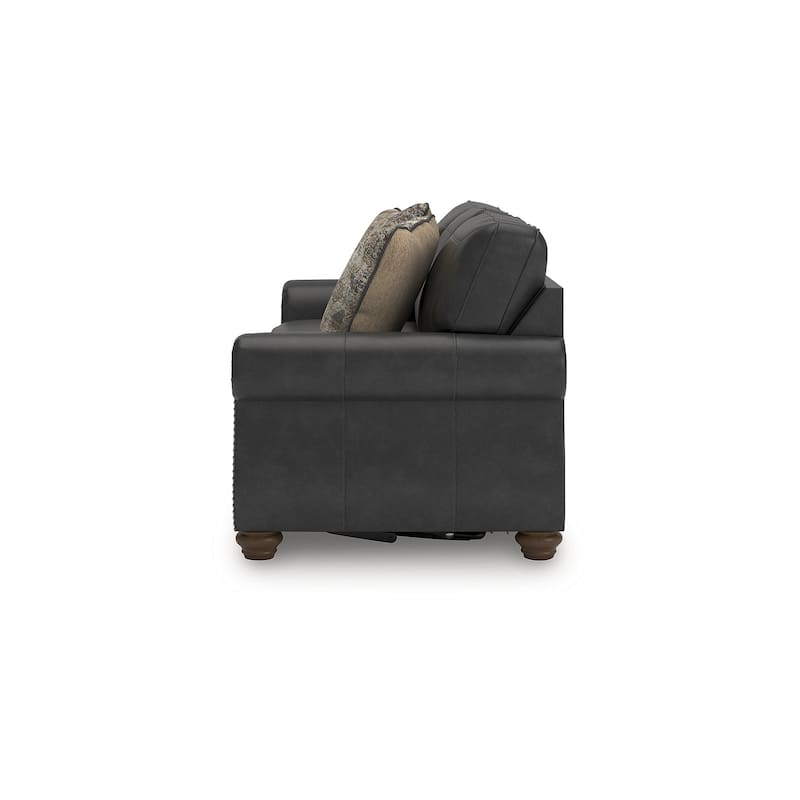 Signature Design by Ashley Shadsburne Black Queen Sofa Sleeper - 92"W x 38"D x 39"H