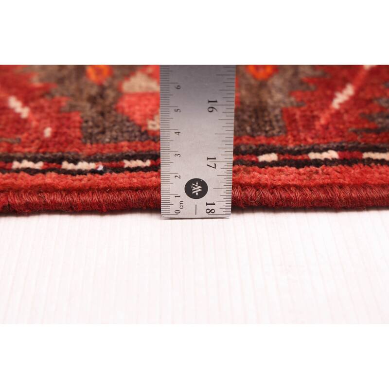 ECARPETGALLERY Hand-knotted Andelz Red Wool Rug - 3'8 x 6'11