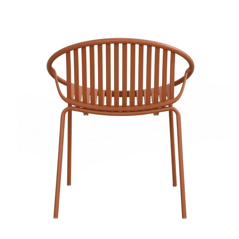7 Pieces Outdoor Modern Metal and Polypropylene Dining Set